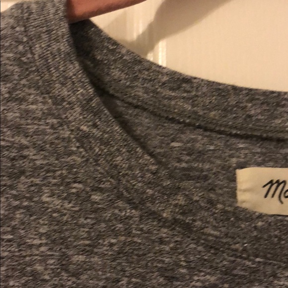 Madewell long sleeve grey top! EUC - Picture 6 of 8